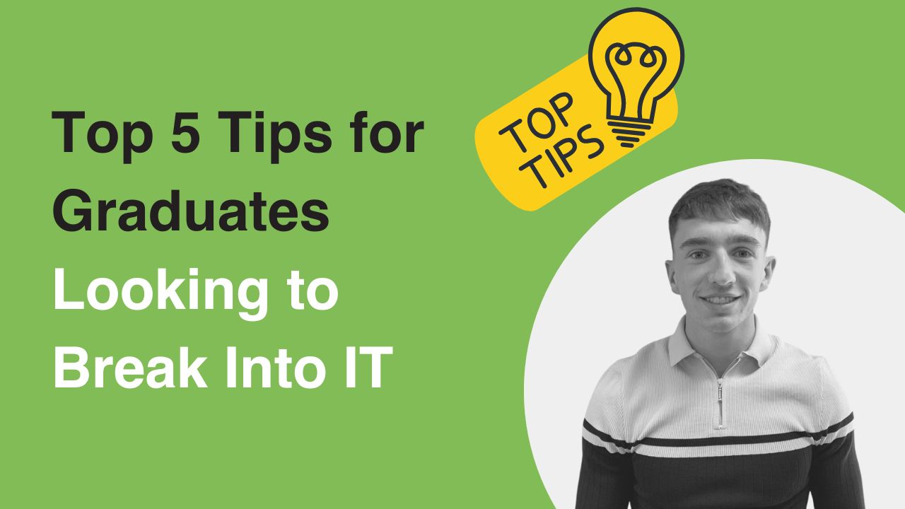 Ryan Mclean, top 5 tips for graduates breaking into IT