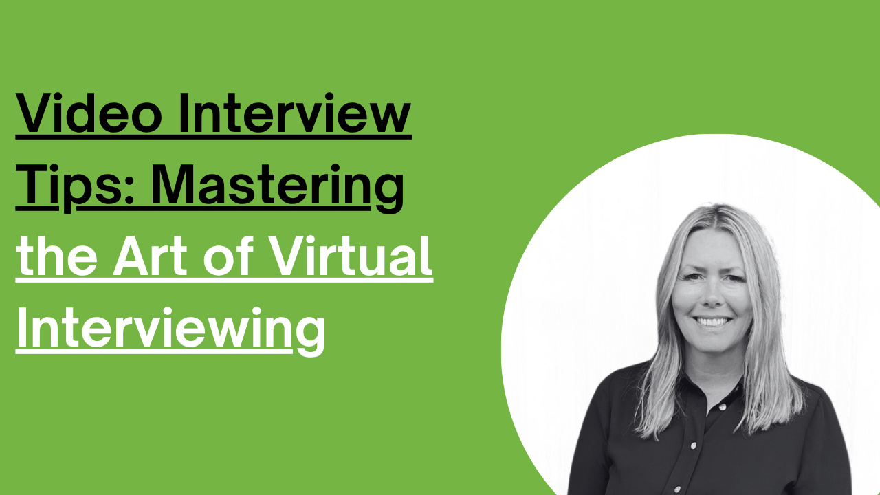 Video Interview Tips: Mastering the Art of Virtual Interviewing